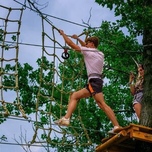 Accrobranche: A perched adventure at Water Glisse