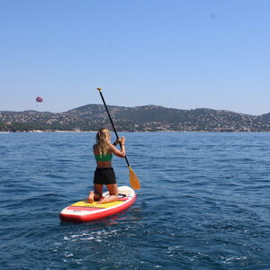 Paddle Transparent : Gliding with an underwater view